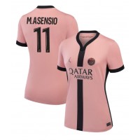 Maglia Calcio Paris Saint-Germain Marco Asensio #11 Terza Divisa Donna 2024-25 Manica Corta